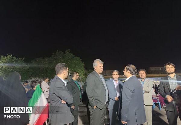  حضور جانباز مینابی در یزد