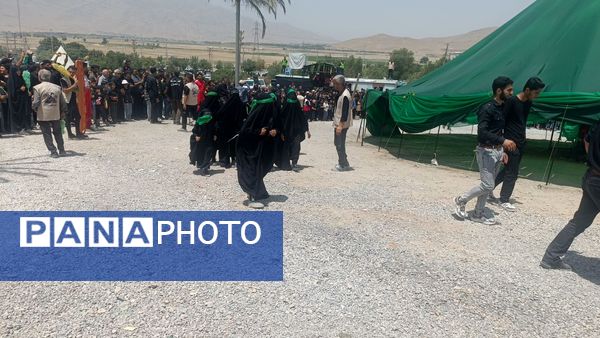 مراسم خیمه سوزان در شهر طاقانک