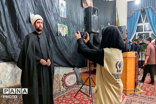مراسم شهادت قائد امت در شهر بار نیشابور