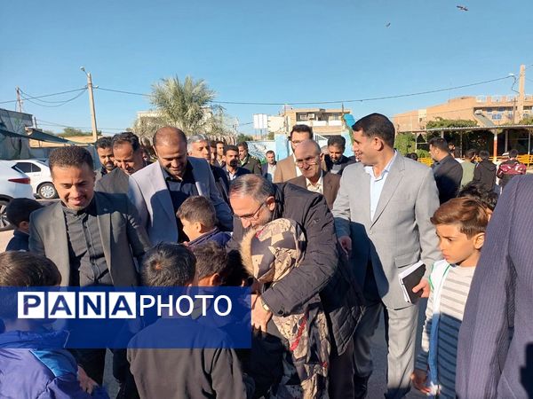 حضور معاون حقوقی و امور مجلس وزیر آموزش و پرورش در سوسنگرد