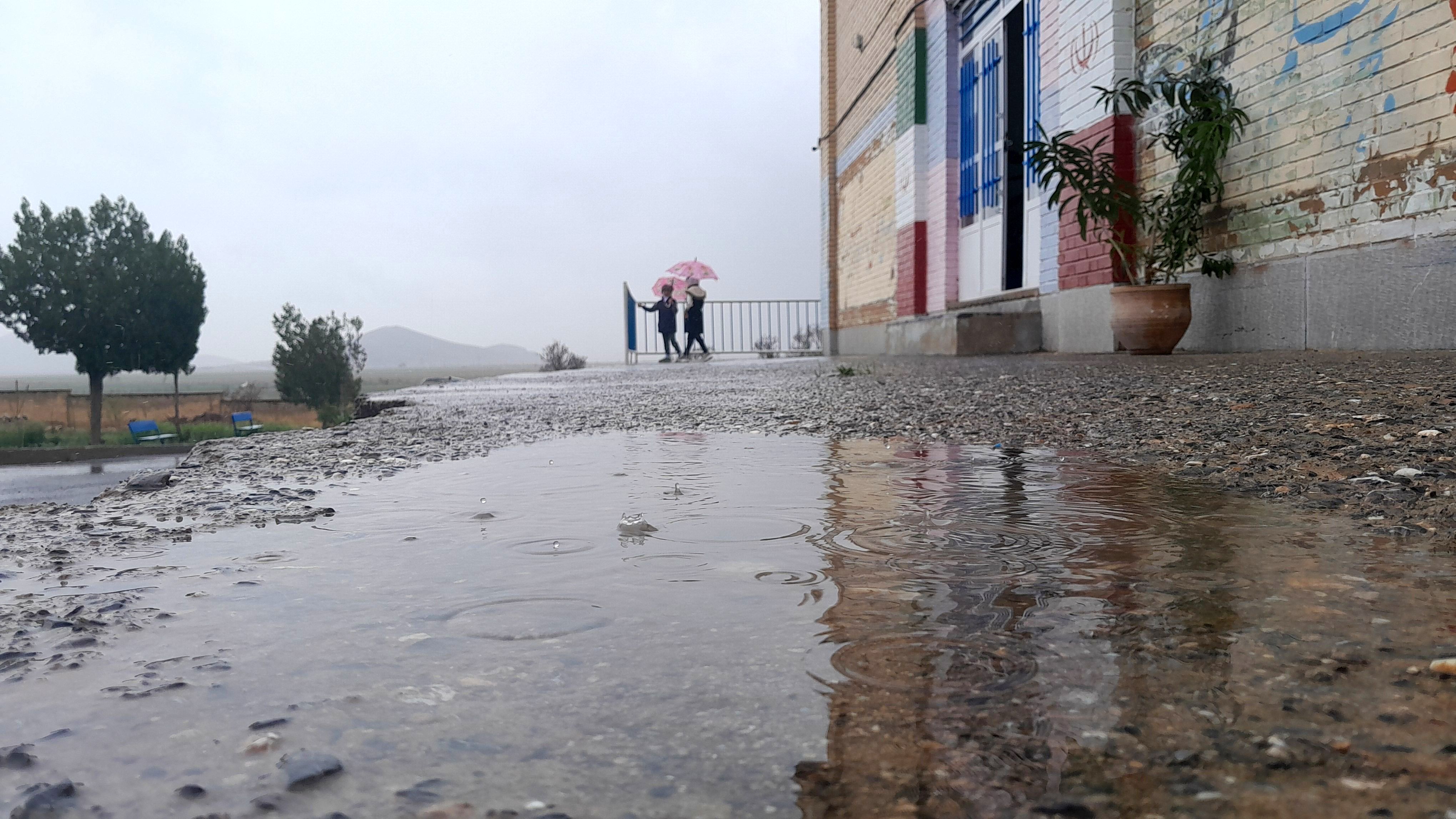 بارش رحمت الهی در وردنجان