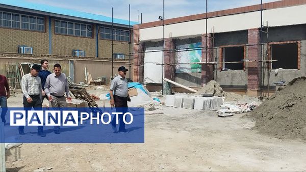 بازدید مدیر آموزش و پرورش اسلامشهر از پروژه های در حال ساخت آموزش و پرورش