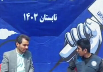 آیین تکریم دانش آموزان خبرنگار پسر خراسان رضوی در اردوگاه جوادالائمه