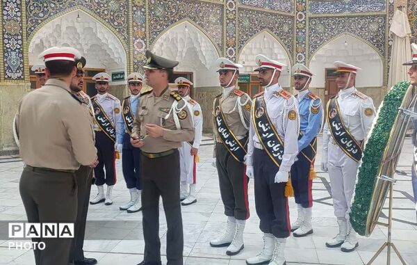 گلباران مزار امیر سپهبد شهید «موسوی» در قم