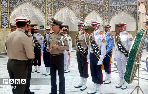 گلباران مزار امیر سپهبد شهید «موسوی» در قم