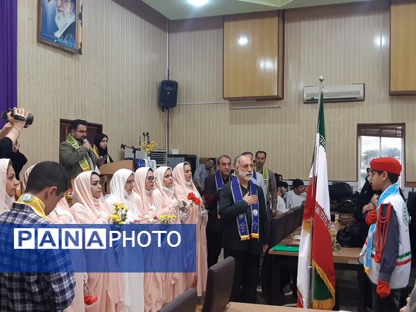 مراسم سالروز تأسیس سازمان دانش‌آموزی در مازندران