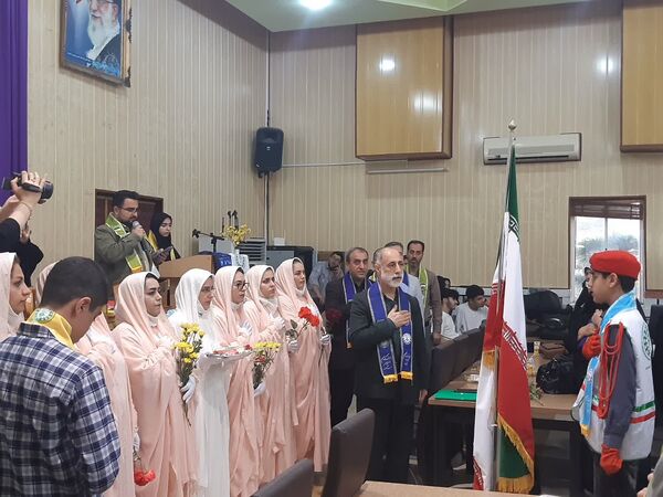 مراسم سالروز تأسیس سازمان دانش‌آموزی در مازندران