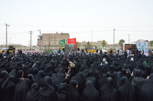 زابل در ماتم حسین؛ گلزار شهدا شهرستان زابل میزبان اشک و شور عزاداران حسینی