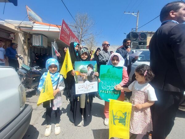 راهپیمایی روزجهانی قدس در شهرستان آبدانان 