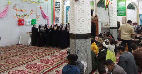 جشن ولادت حضرت مهدی (ع) در مسجد جامع شهر کندر