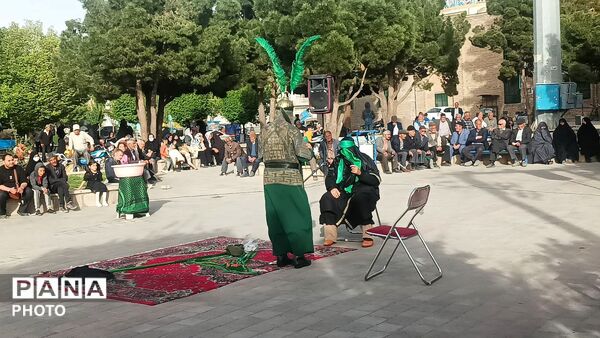 مراسم شبیه خوانی در آرامگاه بانو بی بی شطیطه 