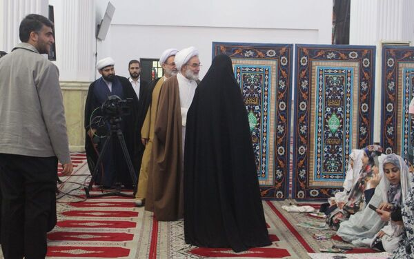 تجمع معنوی مادران و دختران در مصلی رشت