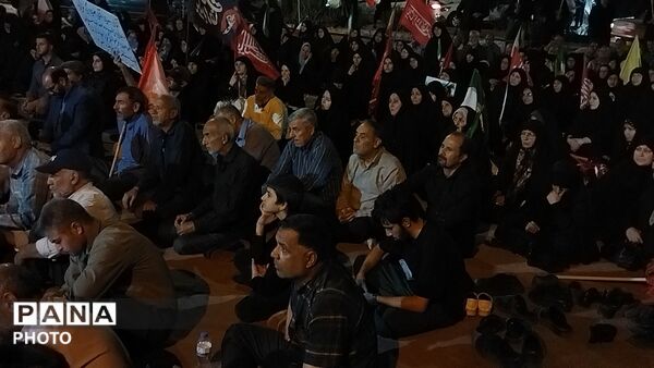 شب های مقاومت در بلوار فضل نیشابور 