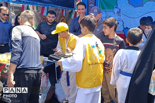 آموزش و پرورش خراسان شمالی در کنار زائران؛ از مشاوره تا خدمات سلامت در موکب باباامان
