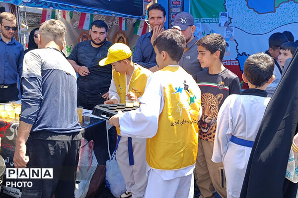 آموزش و پرورش خراسان شمالی در کنار زائران؛ از مشاوره تا خدمات سلامت در موکب باباامان
