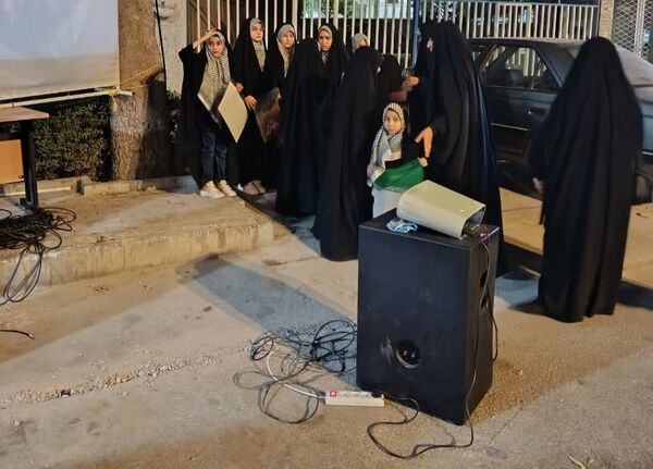 برپایی موکب دختران بصیرا در بجنورد 