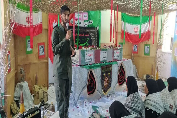 استقبال از شهید گمنام در مدارس گناوه