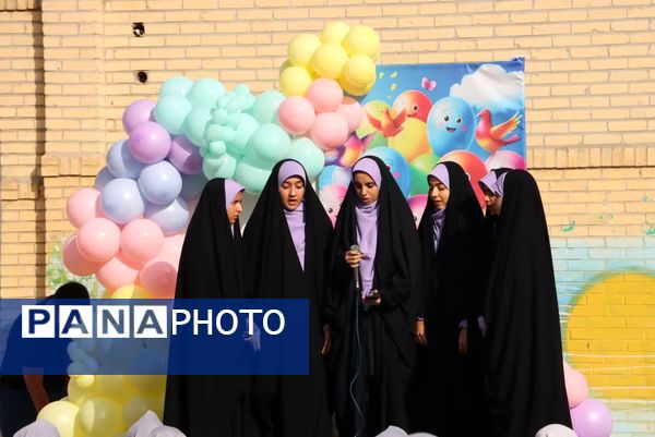 زنگ مهر و مقاومت در مدرسه هفتم تیر بافق