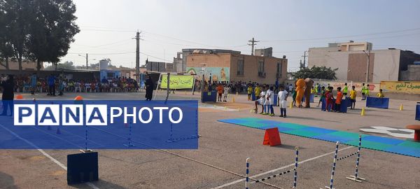 آیین آغازین فعالیت‌های ورزشی مدارس استان هرمزگان