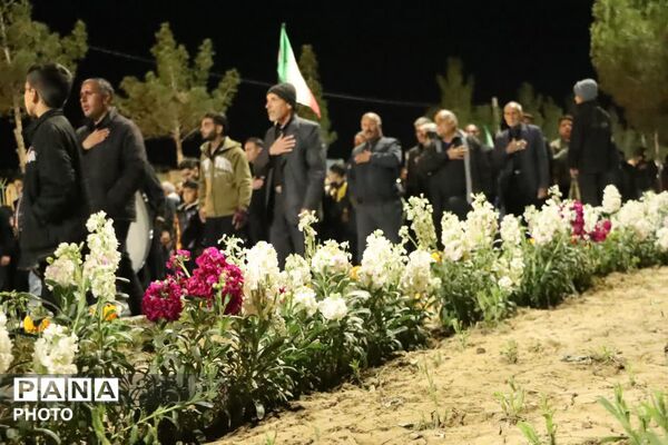 سوگواری مردم بخش بهمن ابرکوه در نهمین شب شهادت امام شهیدشان