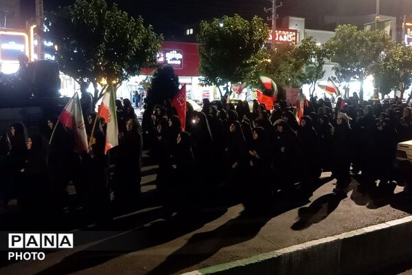 حماسه مردم شهید پرور شهرستان ولایتمدار شهید قرچک در موج تجمعات مردمی 
