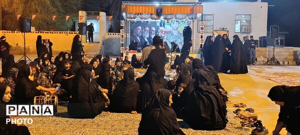 طنین فریاد مظلومیت دردانه اباعبدالله(ع) در روستای نصیرائی میناب