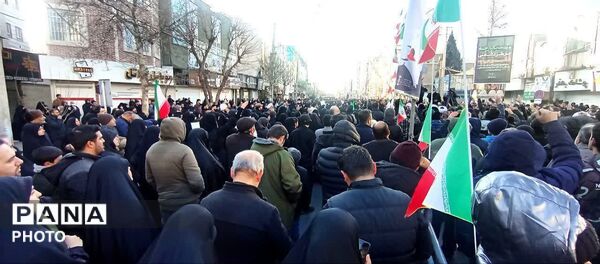 مراسم سوگواری مردم ولایتمدار و عزادار کرج