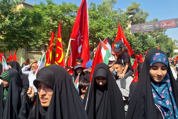 مراسم راهپیمایی جاماندگان اربعین حسینی در شیراز