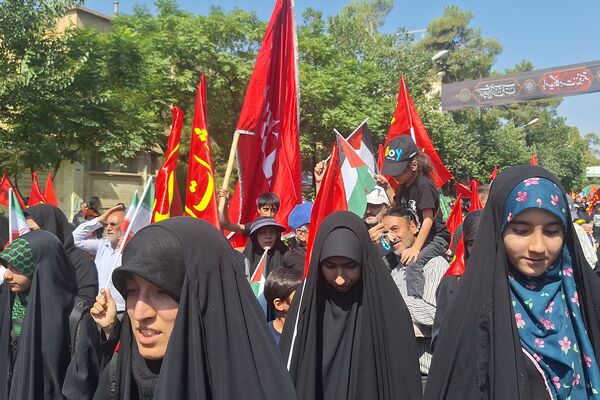مراسم راهپیمایی جاماندگان اربعین حسینی در شیراز