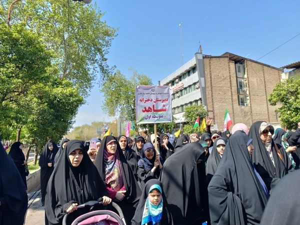 راهپیمایی روز قدس در ساری 