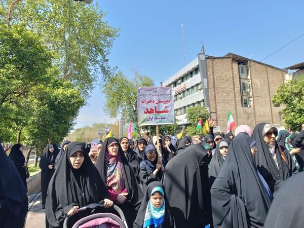راهپیمایی روز قدس در ساری 