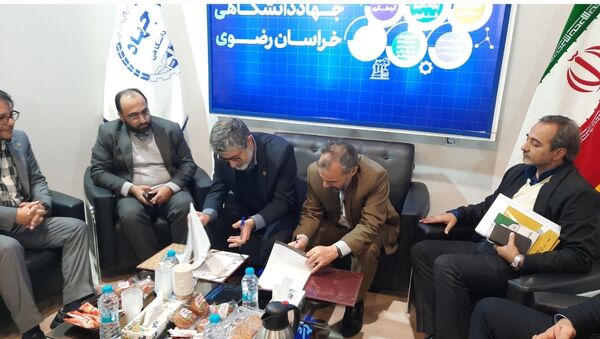 اختتامیه نمایشگاه پژوهش و فناوری در نمایشگاه بین‌المللی مشهد 