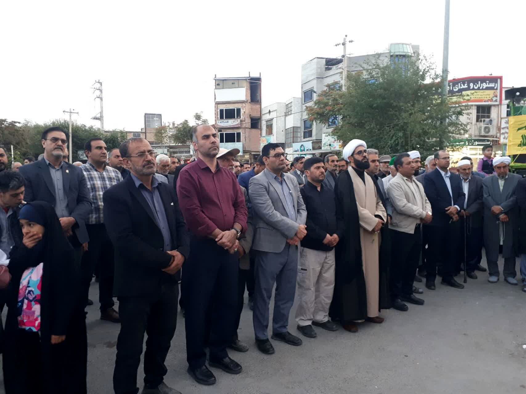 تجمع باشکوه مردم آشخانه در محکومیت اسرائیل و ترور شهید سیدحسن نصرالله 