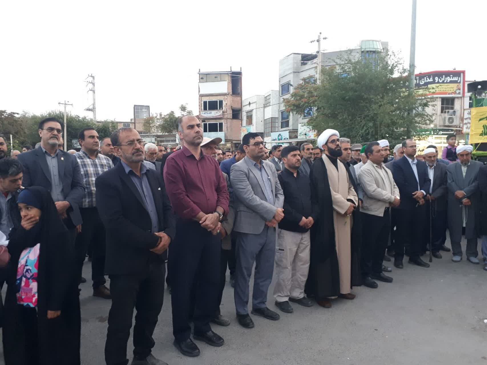 تجمع باشکوه مردم آشخانه در محکومیت اسرائیل و ترور شهید سیدحسن نصرالله 