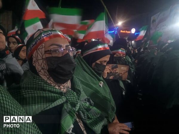 اجتماع مردمی حامیان آرمان‌های انقلاب اسلامی ایران در گلوگاه 
