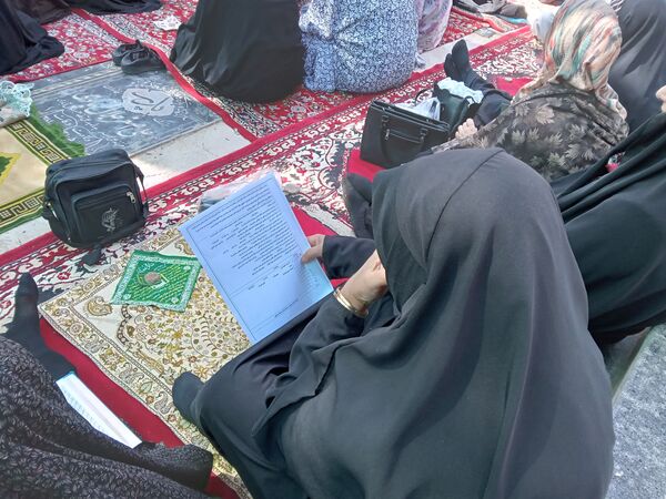 نماز جمعه در جوار شهدای بهشت فضل نیشابور 