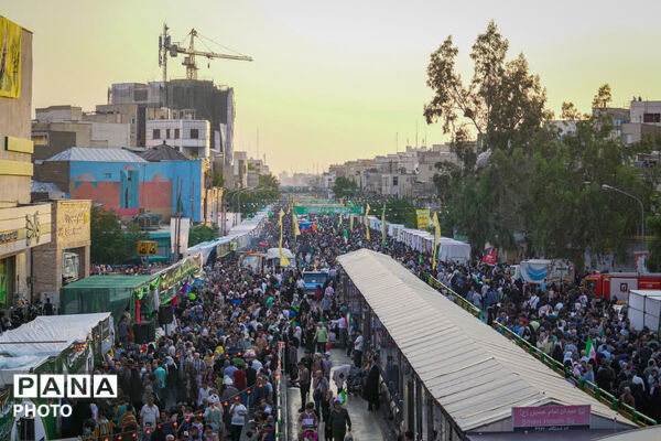 جلوه‌هایی از مهمانی 10 کیلومتری غدیر