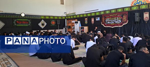 عزاداری ایام فاطمیه در دبیرستان علامه حلی شهرستان بم 