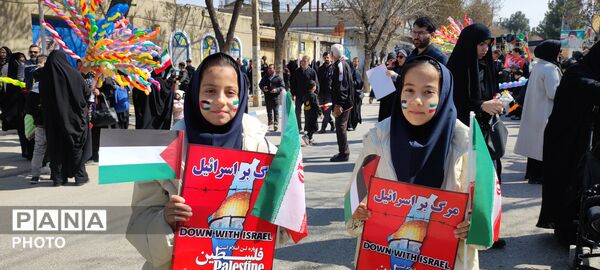 لبیک مردم شهرستان شیروان به رهبری با حضور باشکوه در راهپیمایی روز قدس