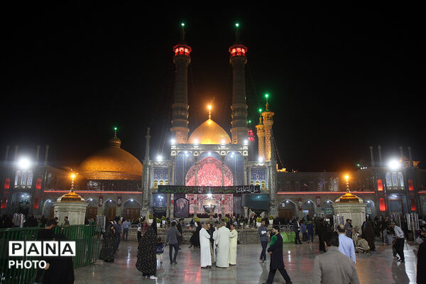 مراسم سالروز شهادت امام جواد(ع) در حرم بانوی کرامت