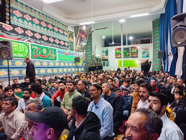 جشن ولادت حضرت مهدی (عج) در روستای فدافن