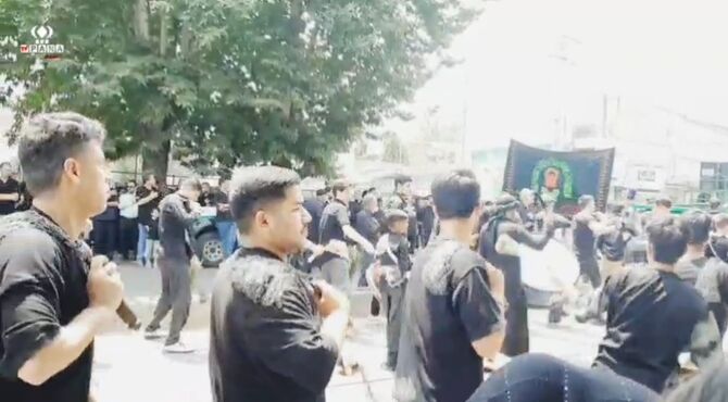 عزاداران حسینی در روز تاسوعا گرد هم آمدند