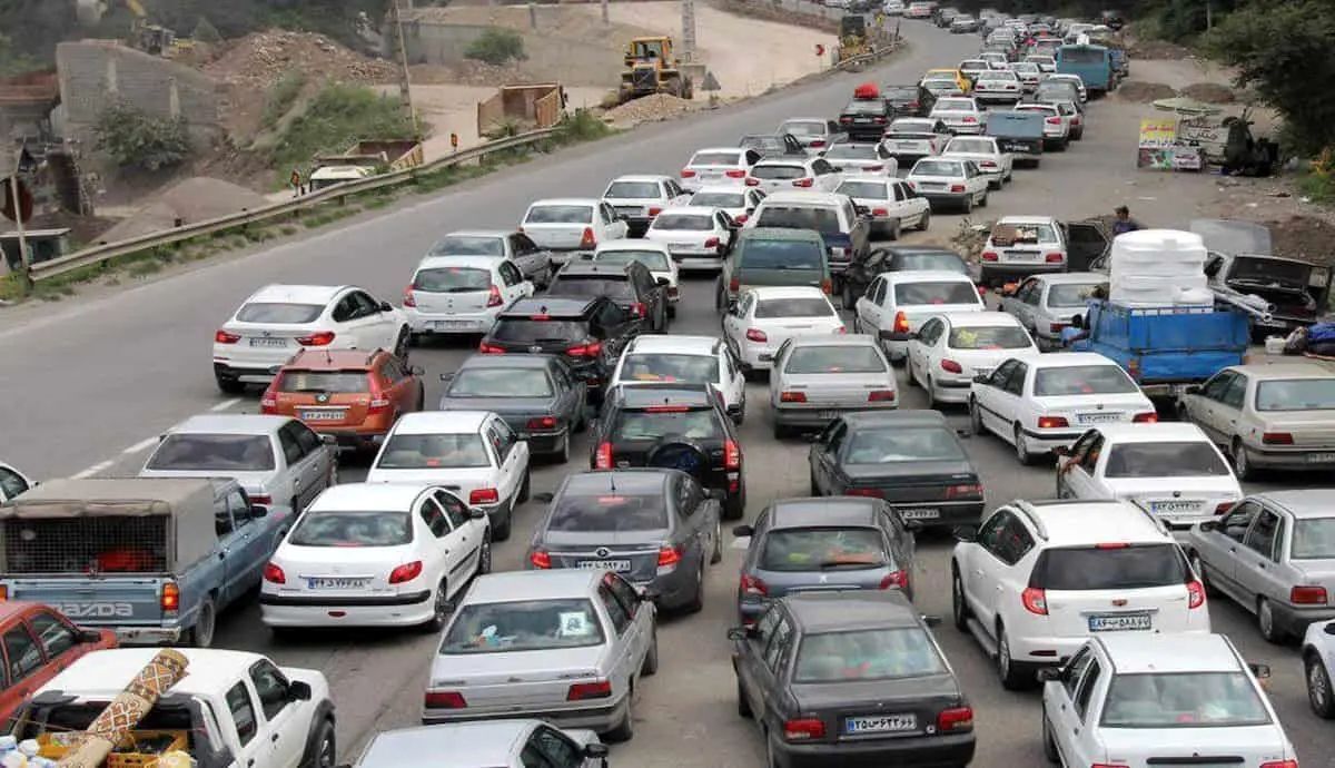  ممنوعیت تردد وسایل نقلیه از آزادراه تهران- شمال