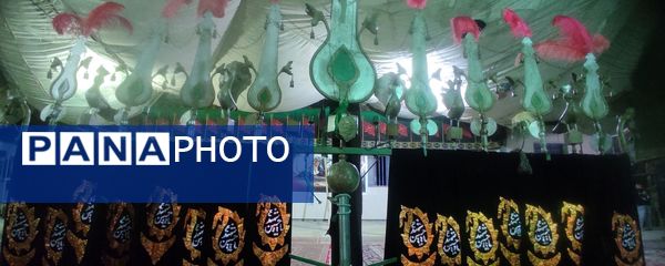 مراسم عزاداری امام حسین‌‌(ع) در روستای باغات