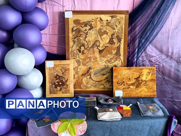 برپایی نمایشگاه دست سازه‌های دانش‌آموزی در ورامین