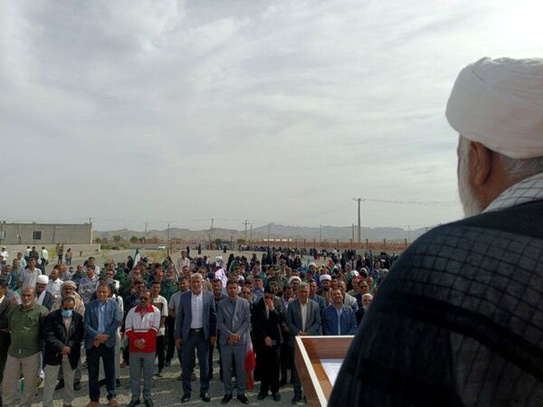 تجدید میثاق مردم بشاگرد با آرمان‌های انقلاب اسلامی در راهپیمایی ۲۲ بهمن