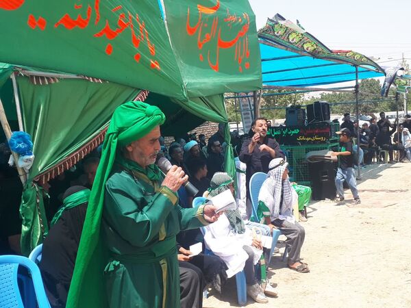 آیین شبیه خوانی عاشورا در روستای مهمانک