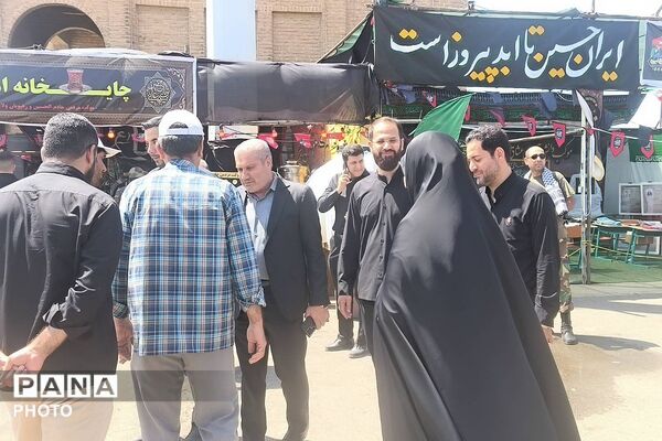 خدمت رسانی اداره آموزش و پرورش کهریزک در موکب عشاق الحسین اربعین