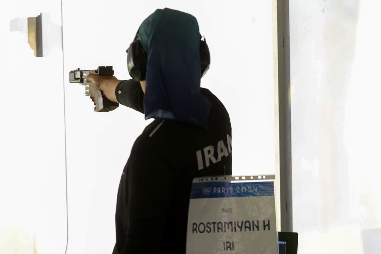 هانیه رستمیان در بخش دقت تپانچه ۲۵ متر ششم شد

