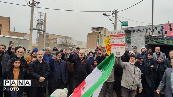 حضور گسترده مردم ولایتمدار سامن در راهپیمایی روز جهانی قدس